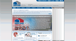 Desktop Screenshot of heritagegroupct.com